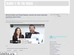 Sites similar to blameitonthevoices.com