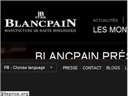 Sites similar to blancpain.com