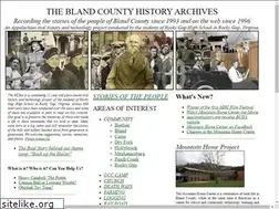 Sites similar to blandcountyhistoryarchives.org