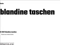 Sites similar to blandinetaschen.de