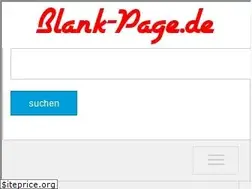 Sites similar to blank-page.de