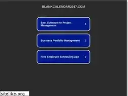 Sites similar to blankcalendar2017.com