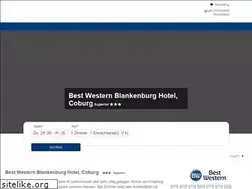 Sites similar to blankenburg.bestwestern.de
