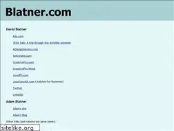 Sites similar to blatner.com