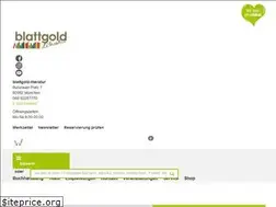 Sites similar to blattgold-literatur.de
