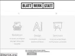 Sites similar to blattwerkstatt.de