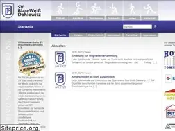 Sites similar to blau-weiss-dahlewitz.de