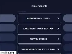 Sites similar to blauersee.info