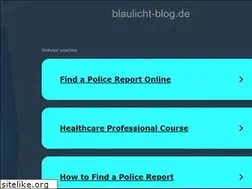 Sites similar to blaulicht-blog.de