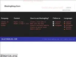 Sites similar to blazingblog.com