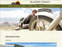Sites similar to blazingtrailstours.com