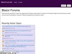 Sites similar to blazorforums.net