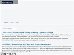 Sites similar to blazorhelpwebsite.com