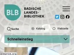 Sites similar to blb-karlsruhe.de
