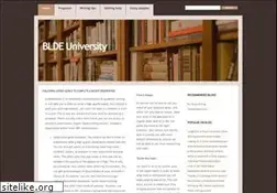 Sites similar to bldeuniversity.org