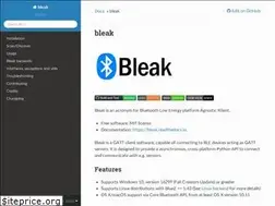 Sites similar to bleak.readthedocs.io