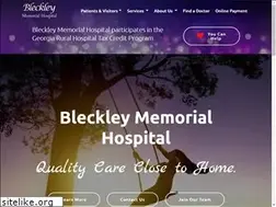Sites similar to bleckleymemorial.com