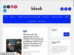 Sites similar to bleeek.com