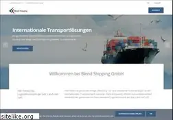 Sites similar to blendshipping.de