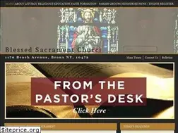 Sites similar to blessedsacramentbx.org