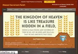 Sites similar to blessedsacramentnh.org