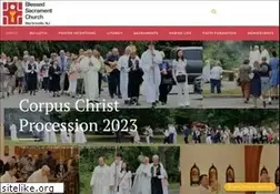 Sites similar to blessedsacramentnj.org