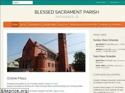Sites similar to blessedsacramentpvd.org
