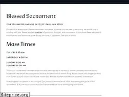Sites similar to blessedsacramentsp.org