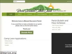 Sites similar to blessedsacramentwv.org