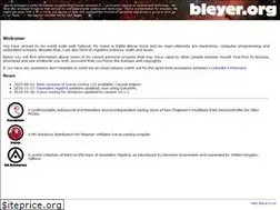 Sites similar to bleyer.org