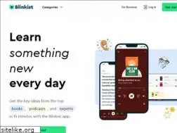 Sites similar to blinkist.com