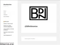 Sites similar to blocdenotas.org