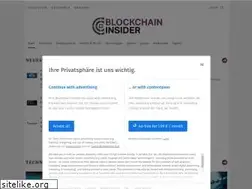 Sites similar to blockchain-insider.de