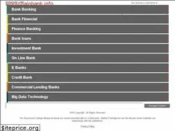 Sites similar to blockchainbank.info