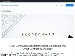 Sites similar to blockchainconsultants.io