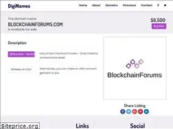 Sites similar to blockchainforums.com