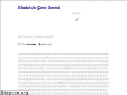 Sites similar to blockchaingamesummit.com