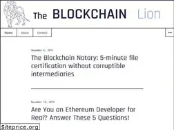Sites similar to blockchainlion.com