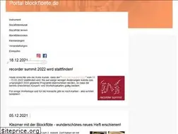 Sites similar to blockfloete.de