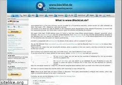 Sites similar to blocklist.de