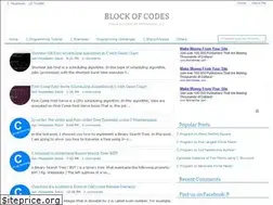 Sites similar to blockofcodes.blogspot.com