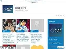 Sites similar to blocktoro.wordpress.com