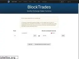 Sites similar to blocktrades.us