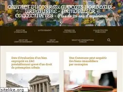 Sites similar to blog-ducourau-avocats-urbanisme.com