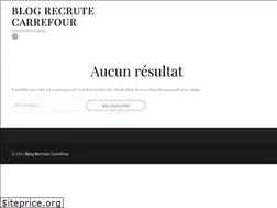 Sites similar to blog-recrute-carrefour.fr