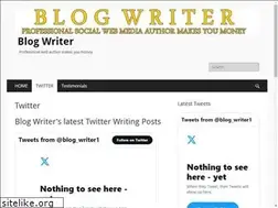 Sites similar to blog-writer.co.uk