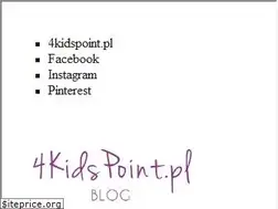 Sites similar to blog.4kidspoint.pl