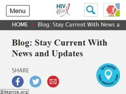 Sites similar to blog.aids.gov