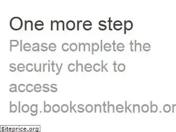 Sites similar to blog.booksontheknob.org