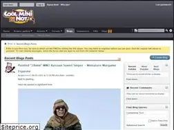Sites similar to blog.coolminiornot.com